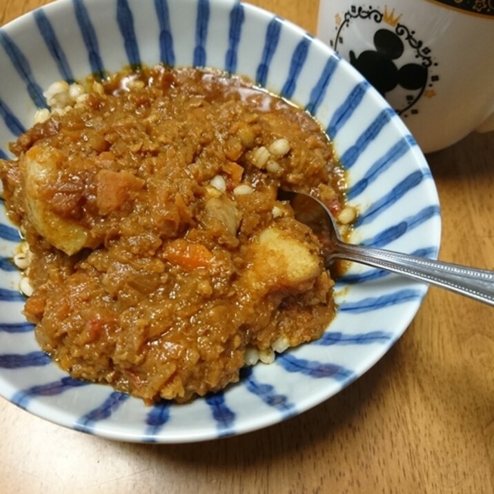 男のトリプルミートカレー